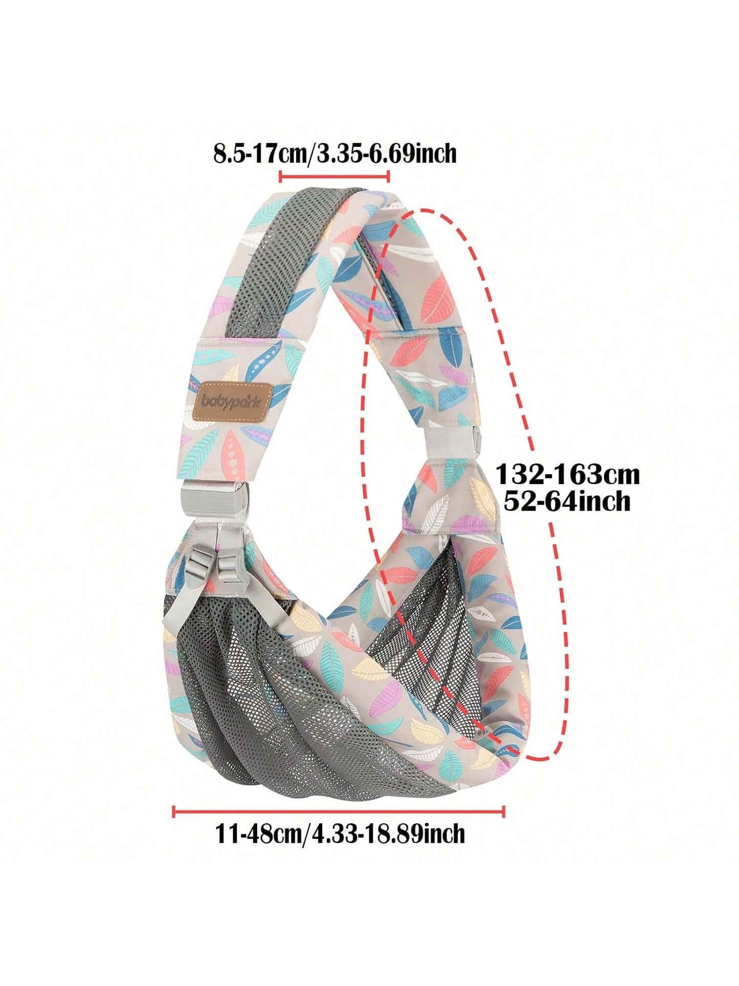Adjustable One Shoulder Baby Carrier For Infant, Lightweight Breathable Mesh Baby Hip Carrier Portable Baby Carrier Sling For Newborn To Toddler