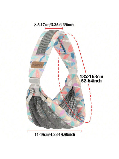 Adjustable One Shoulder Baby Carrier For Infant, Lightweight Breathable Mesh Baby Hip Carrier Portable Baby Carrier Sling For Newborn To Toddler