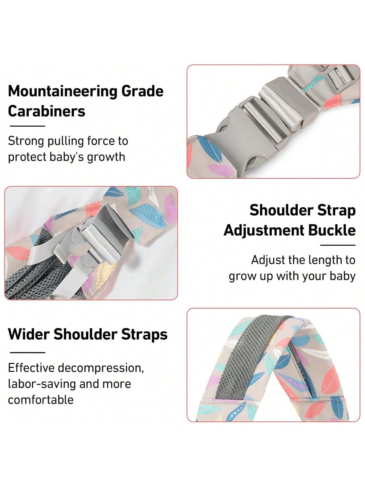 Adjustable One Shoulder Baby Carrier For Infant, Lightweight Breathable Mesh Baby Hip Carrier Portable Baby Carrier Sling For Newborn To Toddler