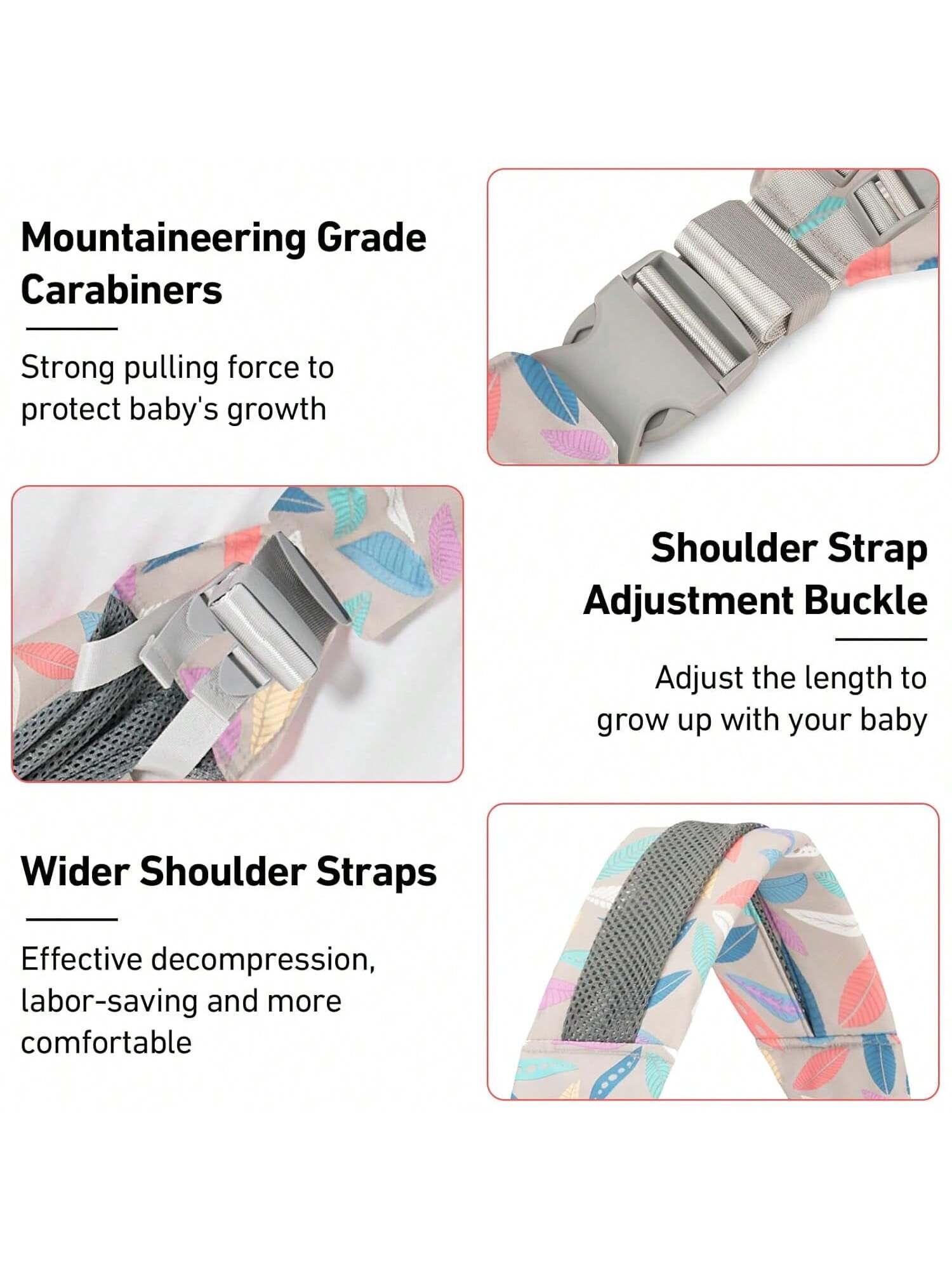 Adjustable One Shoulder Baby Carrier For Infant, Lightweight Breathable Mesh Baby Hip Carrier Portable Baby Carrier Sling For Newborn To Toddler