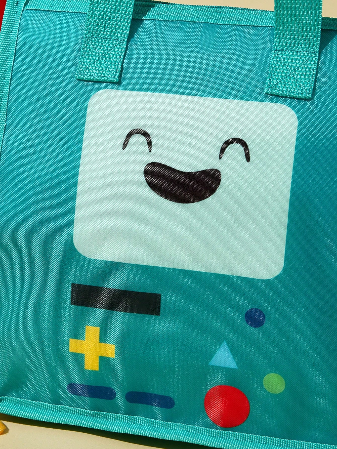 ADVENTURE TIME X 1 Cartoon Character Printed Thermal Insulation Lunch Bag, Which Can Be Kept Warm Or Cold, Picnic Bag, Large Capacity, Can Hold Lunch Boxes And Drinks, Suitable For Picnic, Campi