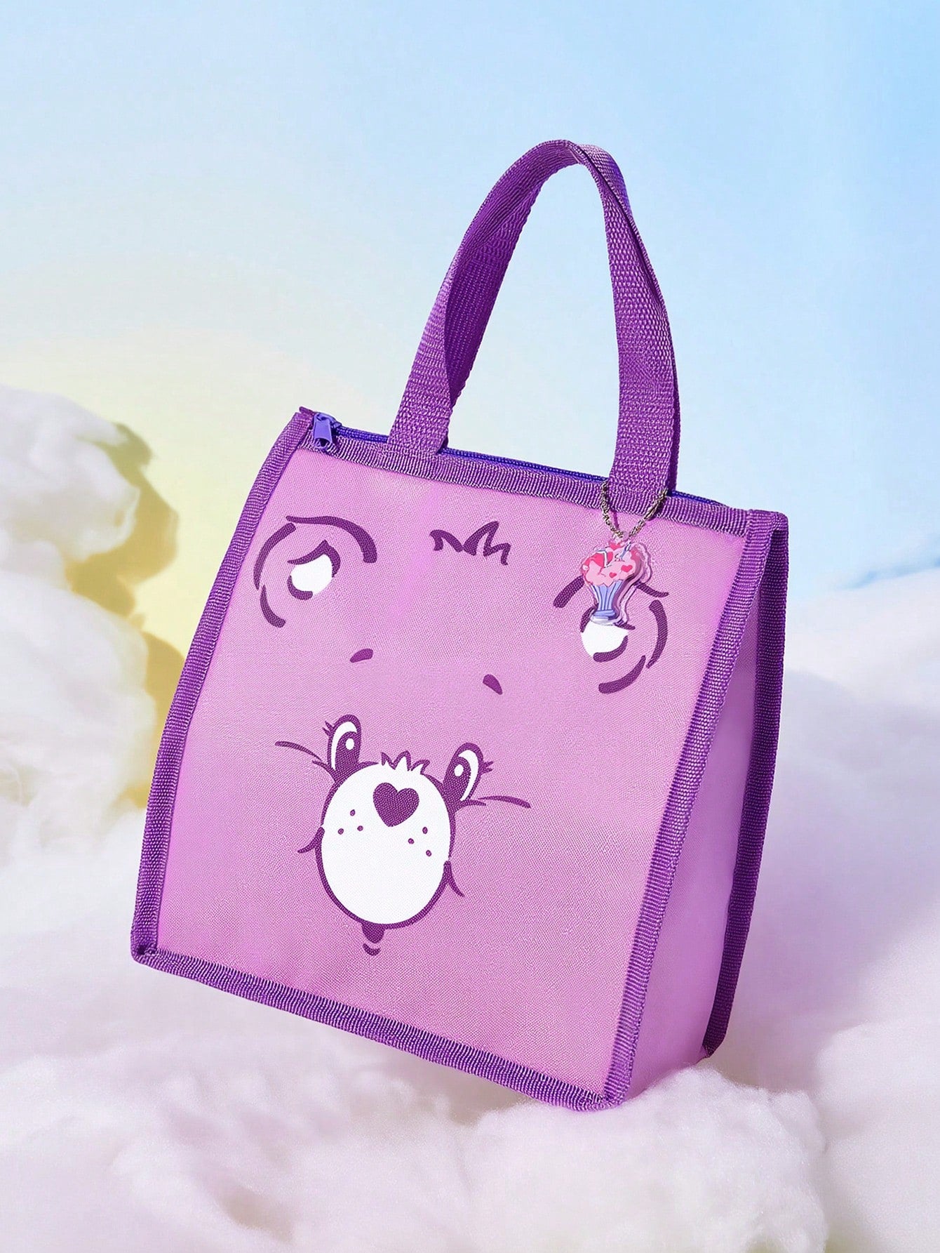 ADVENTURE TIME X 1 Cartoon Character Printed Thermal Insulation Lunch Bag, Which Can Be Kept Warm Or Cold, Picnic Bag, Large Capacity, Can Hold Lunch Boxes And Drinks, Suitable For Picnic, Campi