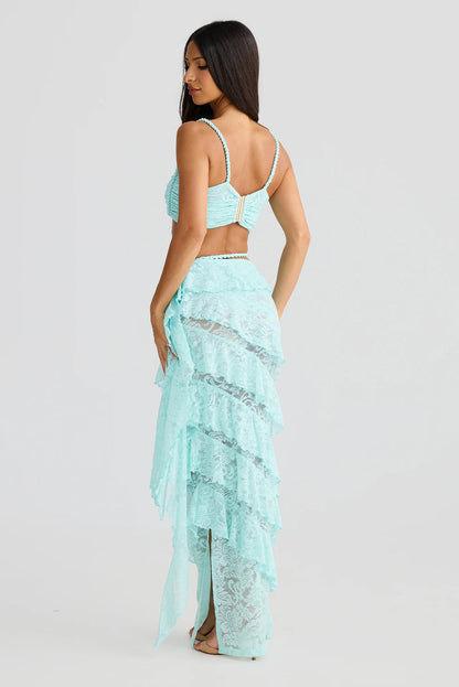 Ahria Top - Aqua