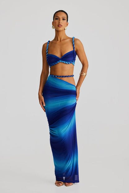 Ahria Top - Blue Ombre - SHOPJAUS - JAUS