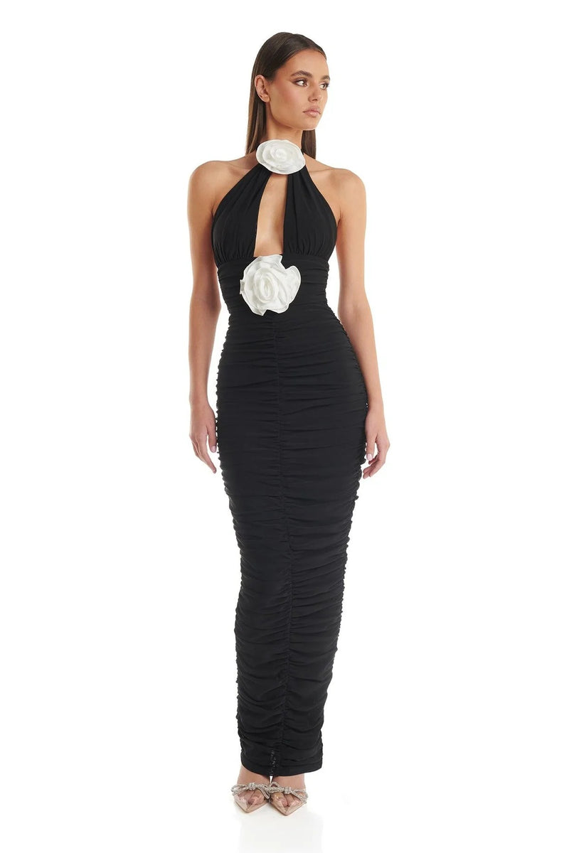 Alanna Dress - Black (PREORDER) - SHOPJAUS - JAUS