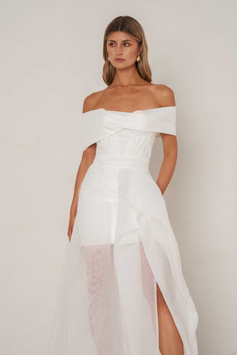 Alice Dress - White - SHOPJAUS - JAUS