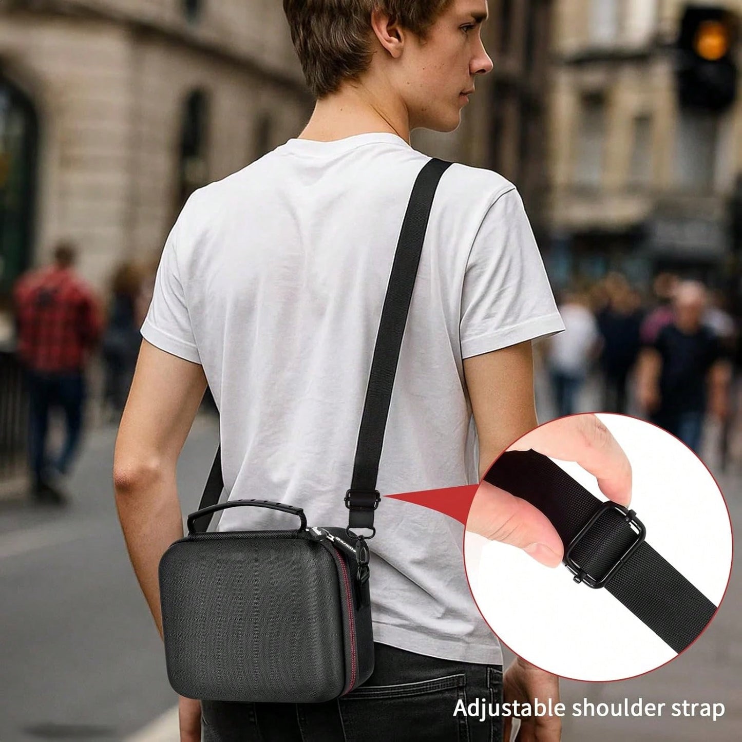 ALKOO Camera Case For Alpha ZV-E10 Alpha A6400/ A6700/ A6100/ A6000/ A6600/ A6500 Mirrorless Digital Camera, Travel Bag With A Shoulder Strap(Box Only)