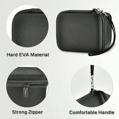ALKOO Vlogging Camera Case Compatible With Duluvulu TEBNGIHNM Zheozeig Oiadek 4K Digital Camera Travel Storage Bag For Lens Cable Accessories Gear Case Only