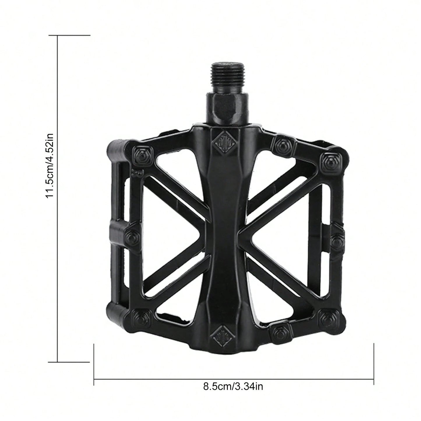 Aluminum X-Shaped Mountain Bike Pedals, Non-Slip Durable Platform Bicycle Foot Pedals For Most Adult Mountain & Road Bikes