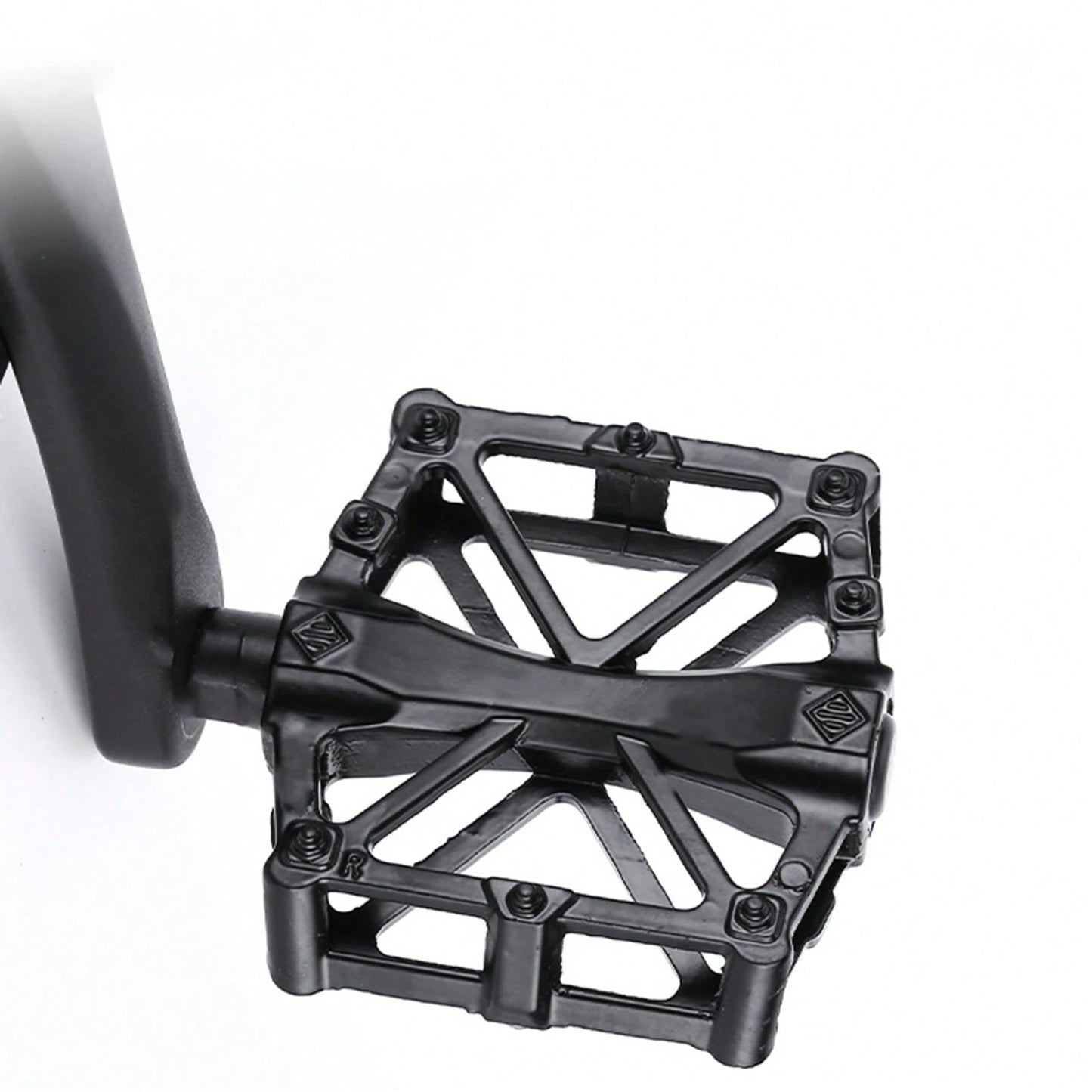 Aluminum X-Shaped Mountain Bike Pedals, Non-Slip Durable Platform Bicycle Foot Pedals For Most Adult Mountain & Road Bikes