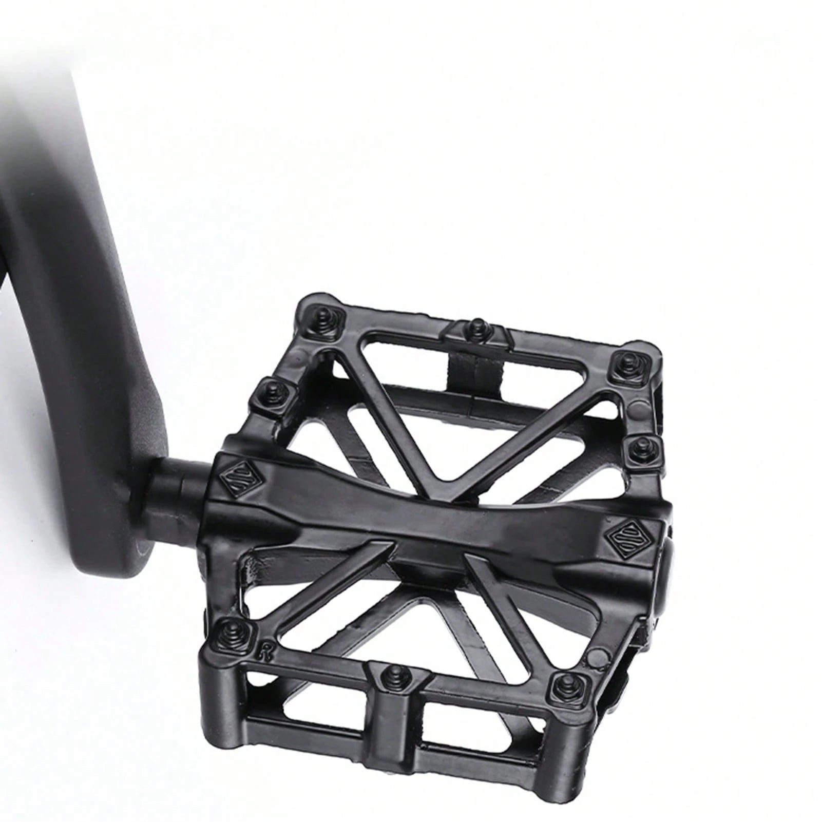 Aluminum X-Shaped Mountain Bike Pedals, Non-Slip Durable Platform Bicycle Foot Pedals For Most Adult Mountain & Road Bikes