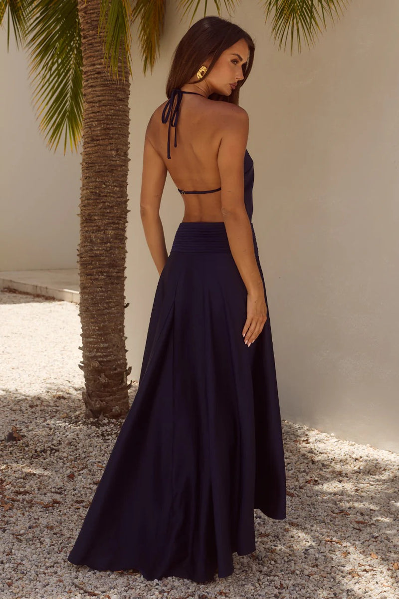 Amadine Maxi Dress - Navy