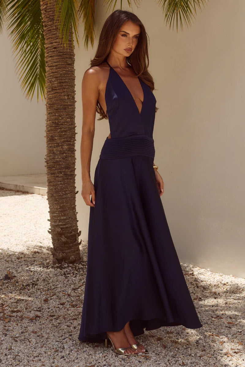 Amadine Maxi Dress - Navy