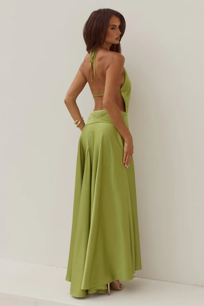 Amadine Maxi Dress - Olive