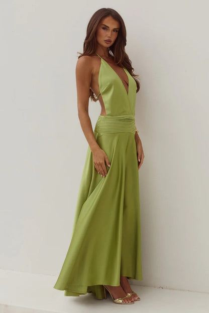 Amadine Maxi Dress - Olive