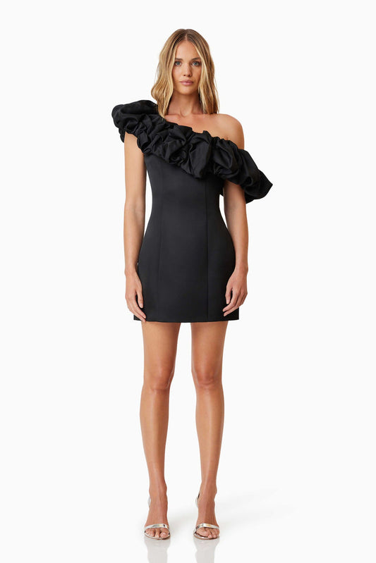 Amelie Mini Party Dress - Black - SHOPJAUS - JAUS