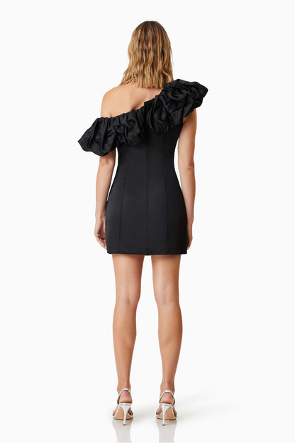 Amelie Mini Party Dress - Black - SHOPJAUS - JAUS