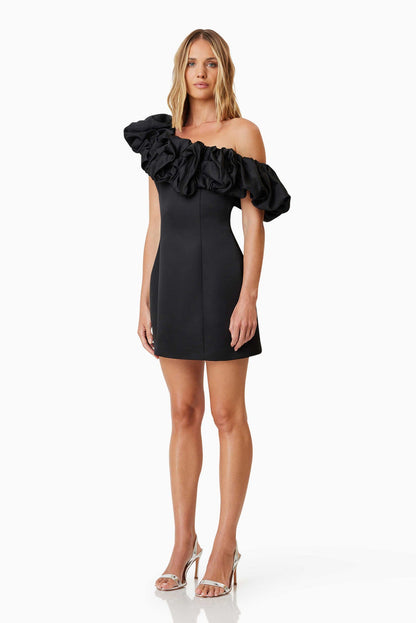 Amelie Mini Party Dress - Black - SHOPJAUS - JAUS