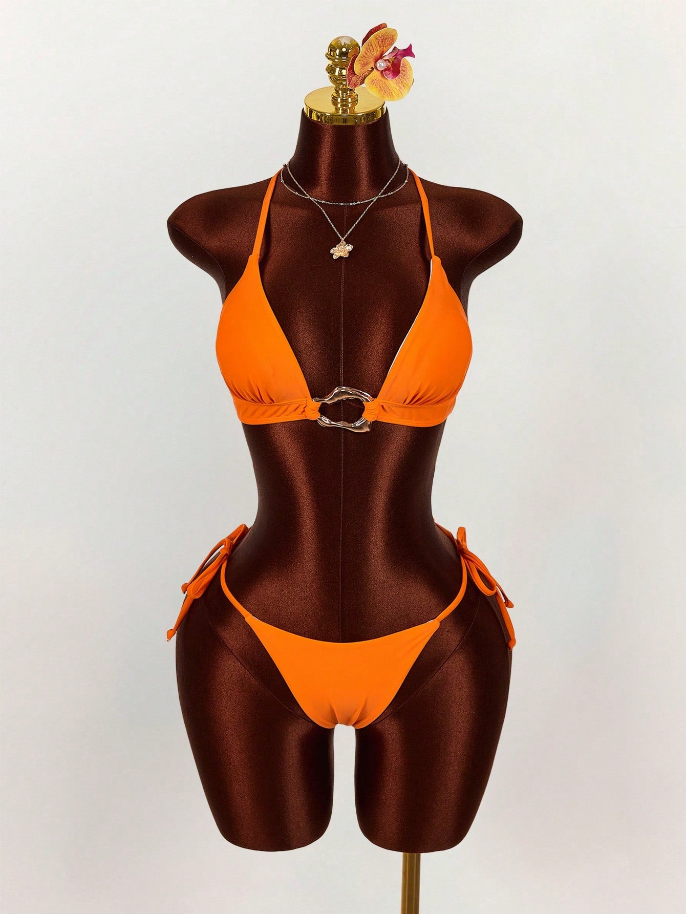 Amplova 3pcs Women's Sexy Avant-Garde Swimwear Cover Up Set, Suitable For Vacation Wear Beach Vacation Outfits For Women