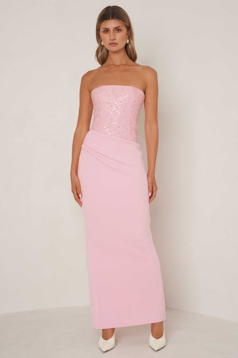 Anastasia Dress - Pink - SHOPJAUS - JAUS