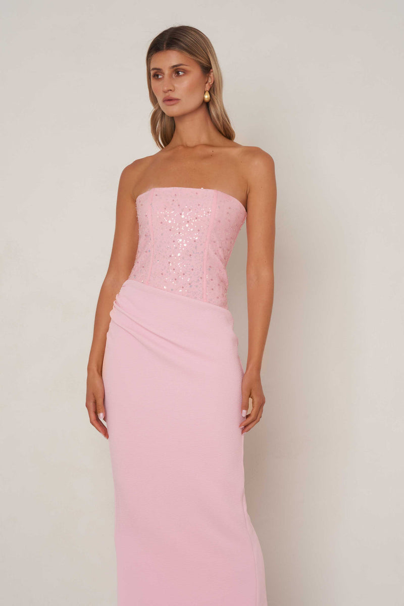 Anastasia Dress - Pink - SHOPJAUS - JAUS