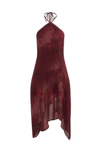 Angeline Mini Dress - Quinn Cherry