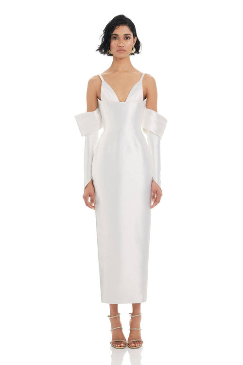 Annalise Dress - White - SHOPJAUS - JAUS