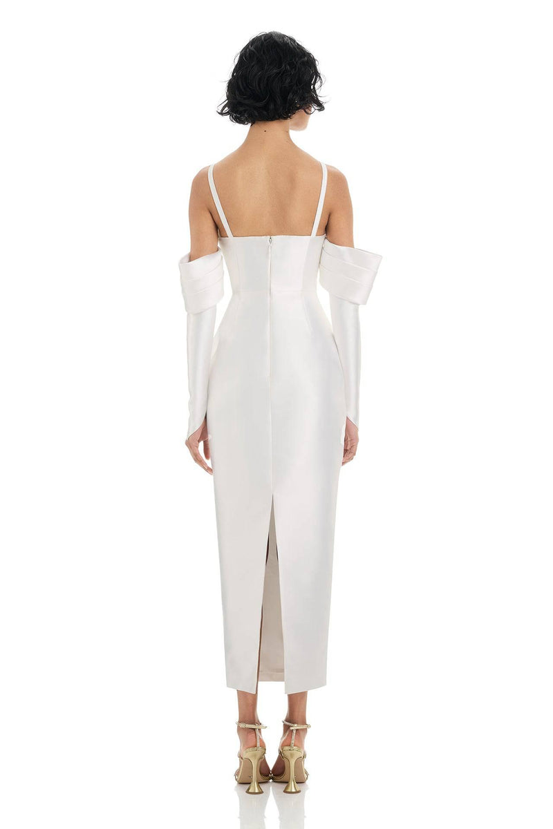 Annalise Dress - White - SHOPJAUS - JAUS