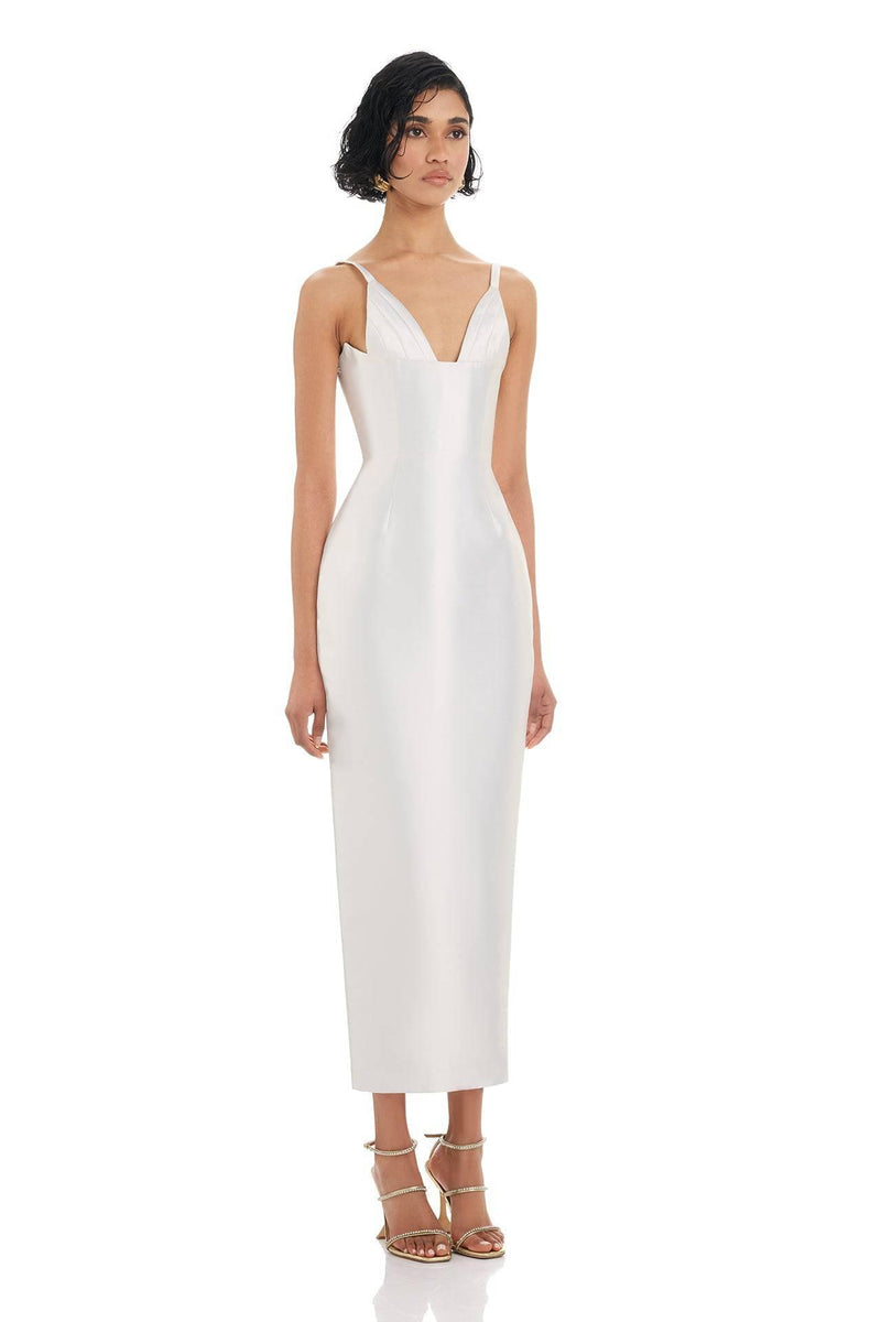Annalise Dress - White - SHOPJAUS - JAUS