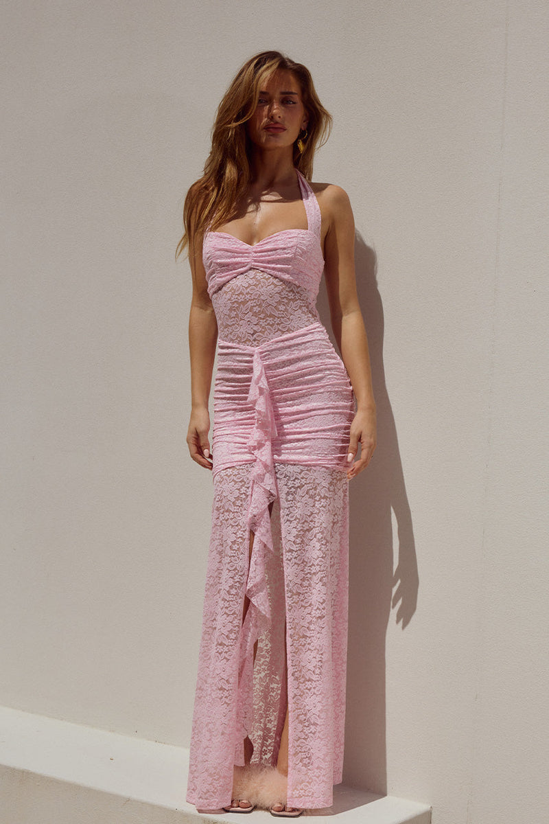 Annika Maxi Dress - Pink - SHOPJAUS - JAUS