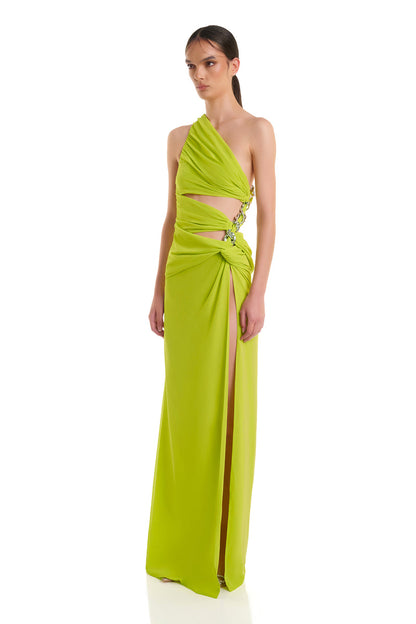 Arabella Gown - Lime - SHOPJAUS - JAUS