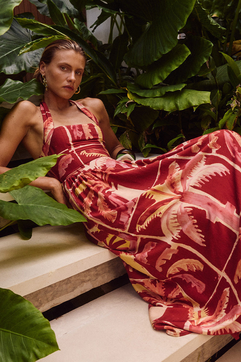 Arlo Midi Dress - Arlo Print