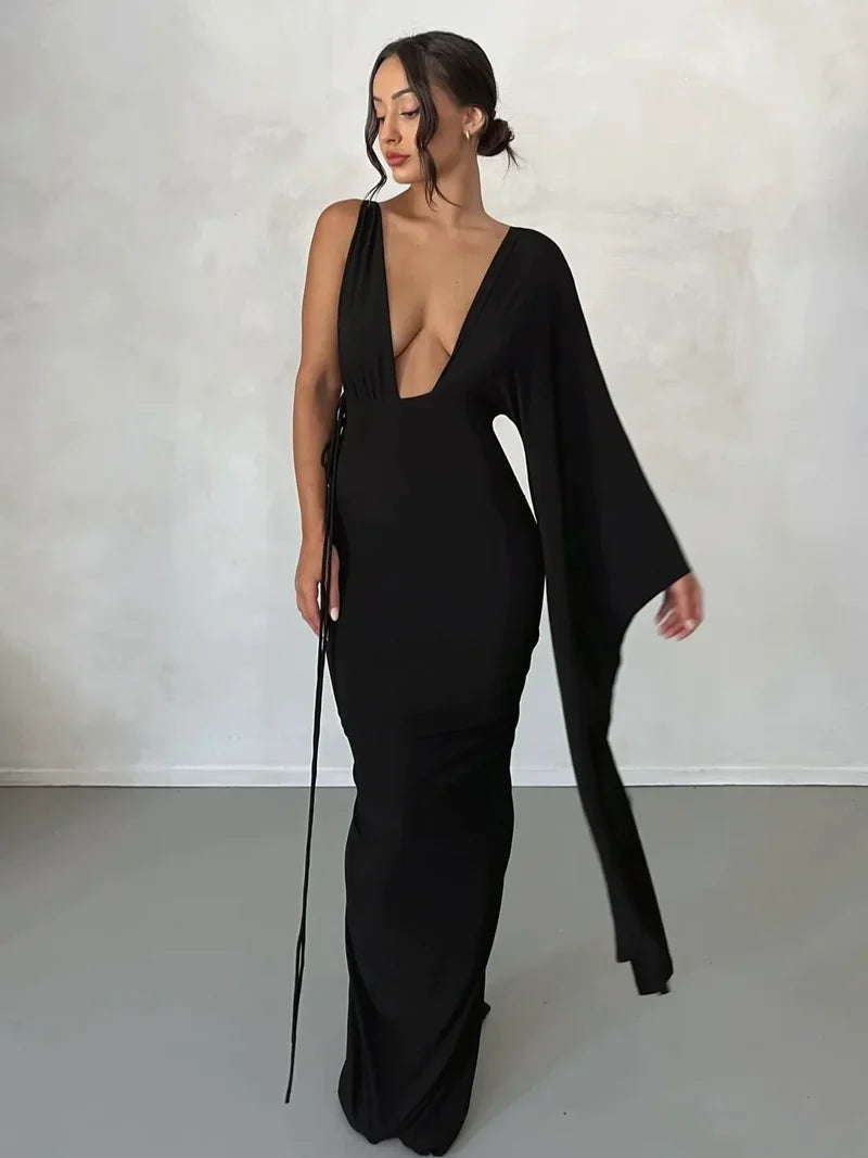 Athena Gown - Black - JAUS