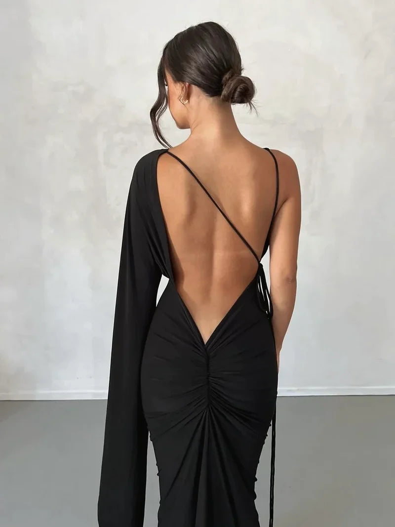 Athena Gown - Black - JAUS