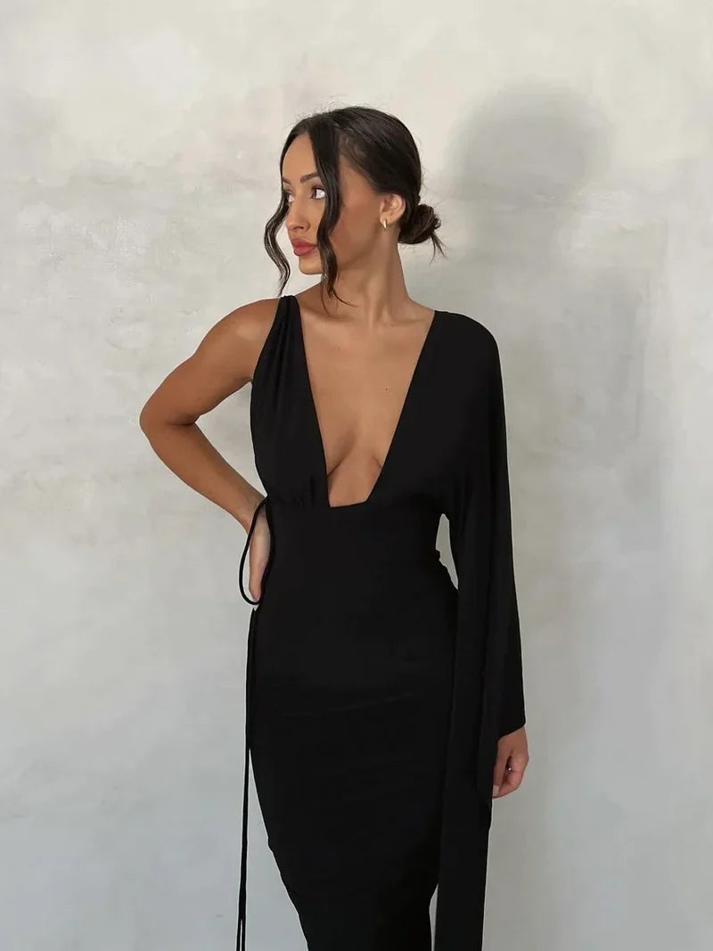 Athena Gown - Black - JAUS