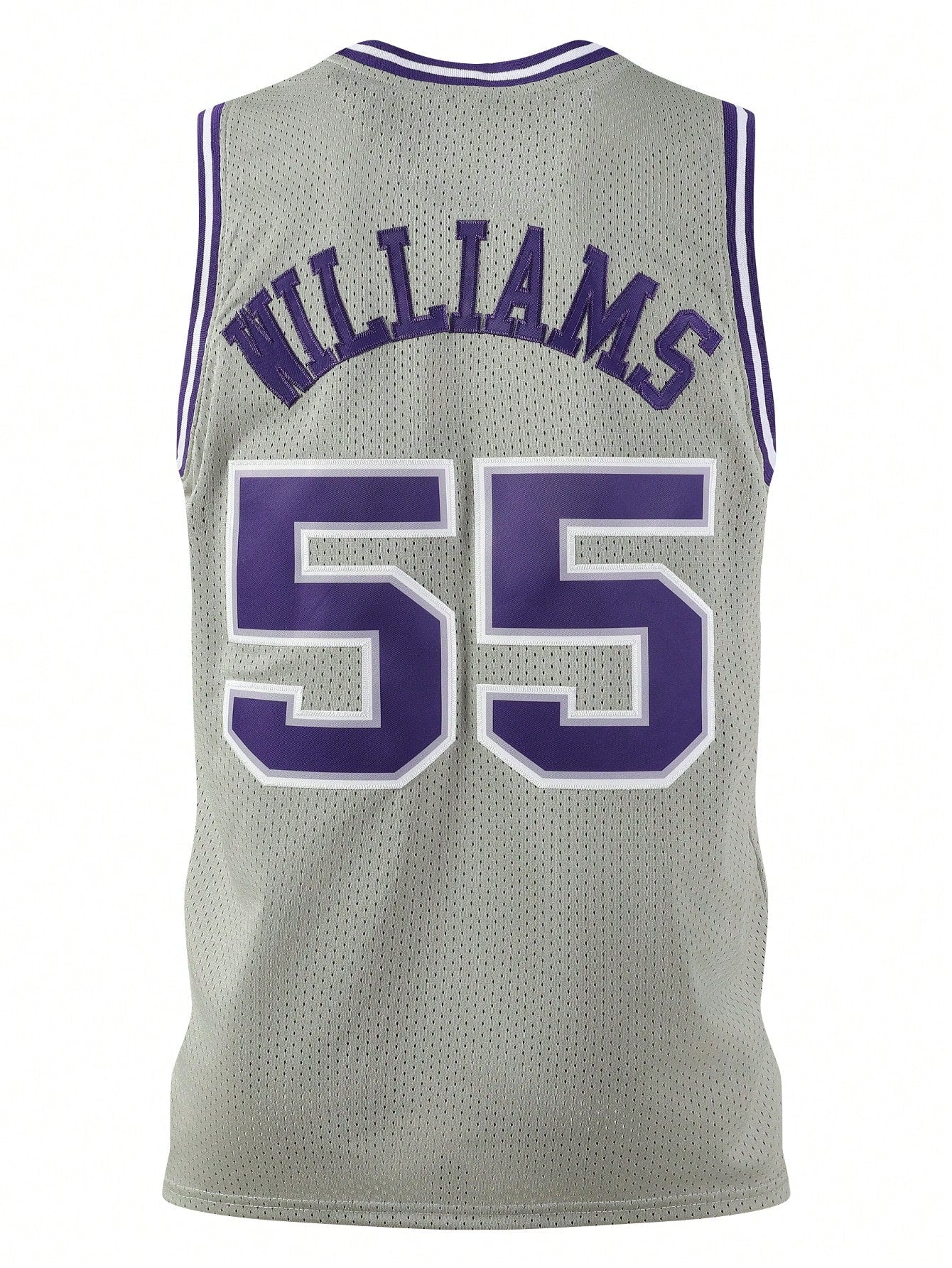 Atonmore Men's Basketball Jersey, No. 55 Black, Embroidered Stitched Basketball Top, Sleeveless Tank