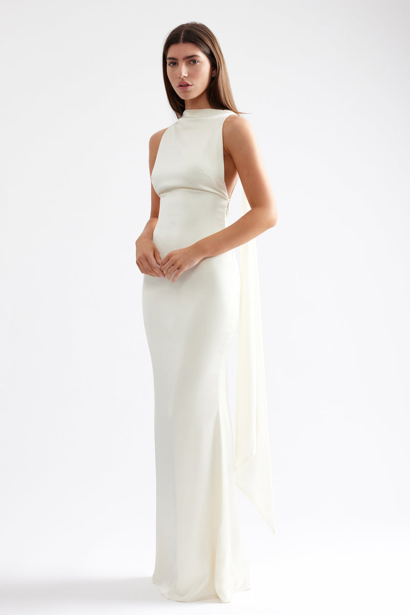 Audrey Dress - White (PREORDER) - SHOPJAUS - JAUS