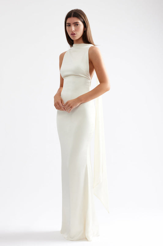Audrey Dress - White (PREORDER) - SHOPJAUS - JAUS