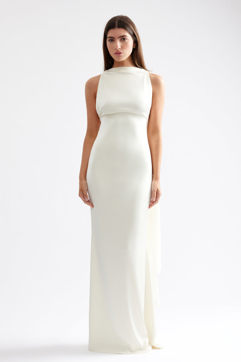 Audrey Dress - White (PREORDER) - SHOPJAUS - JAUS