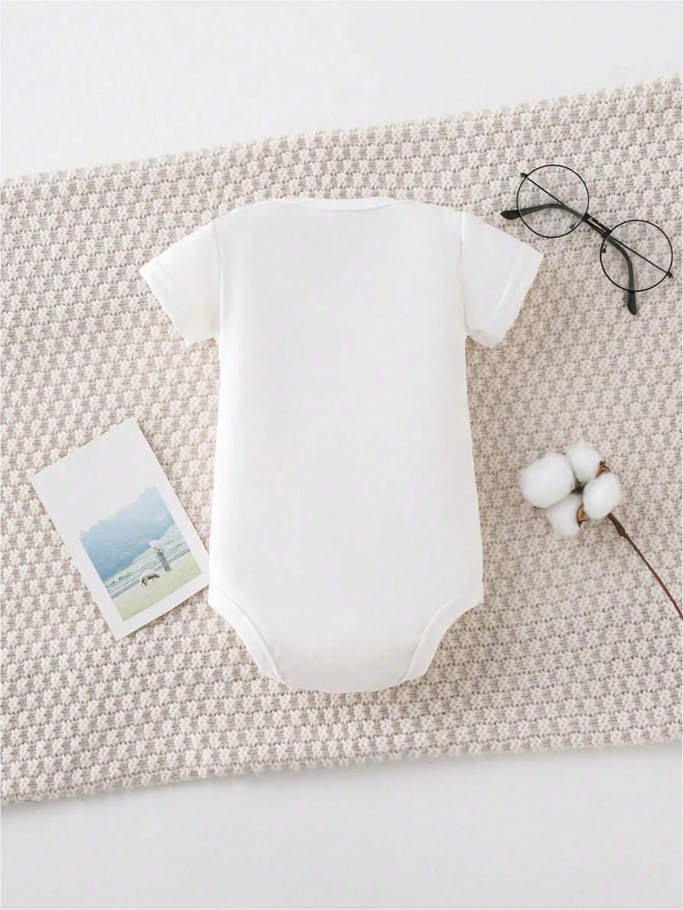 Auntie+Me Print Funny Newborn Clothes 100% Cotton Triangle Jumpsuit, Casual Comfortable Short Sleeve Baby Romper