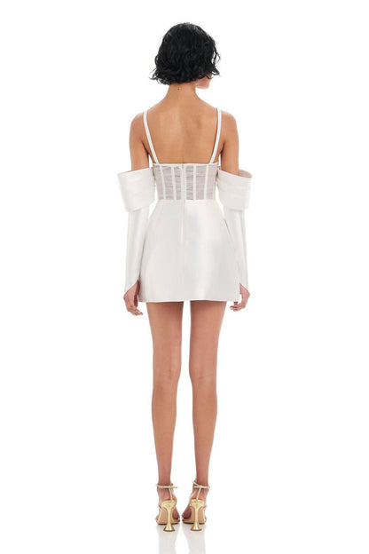 Ayana Dress - White - SHOPJAUS - JAUS