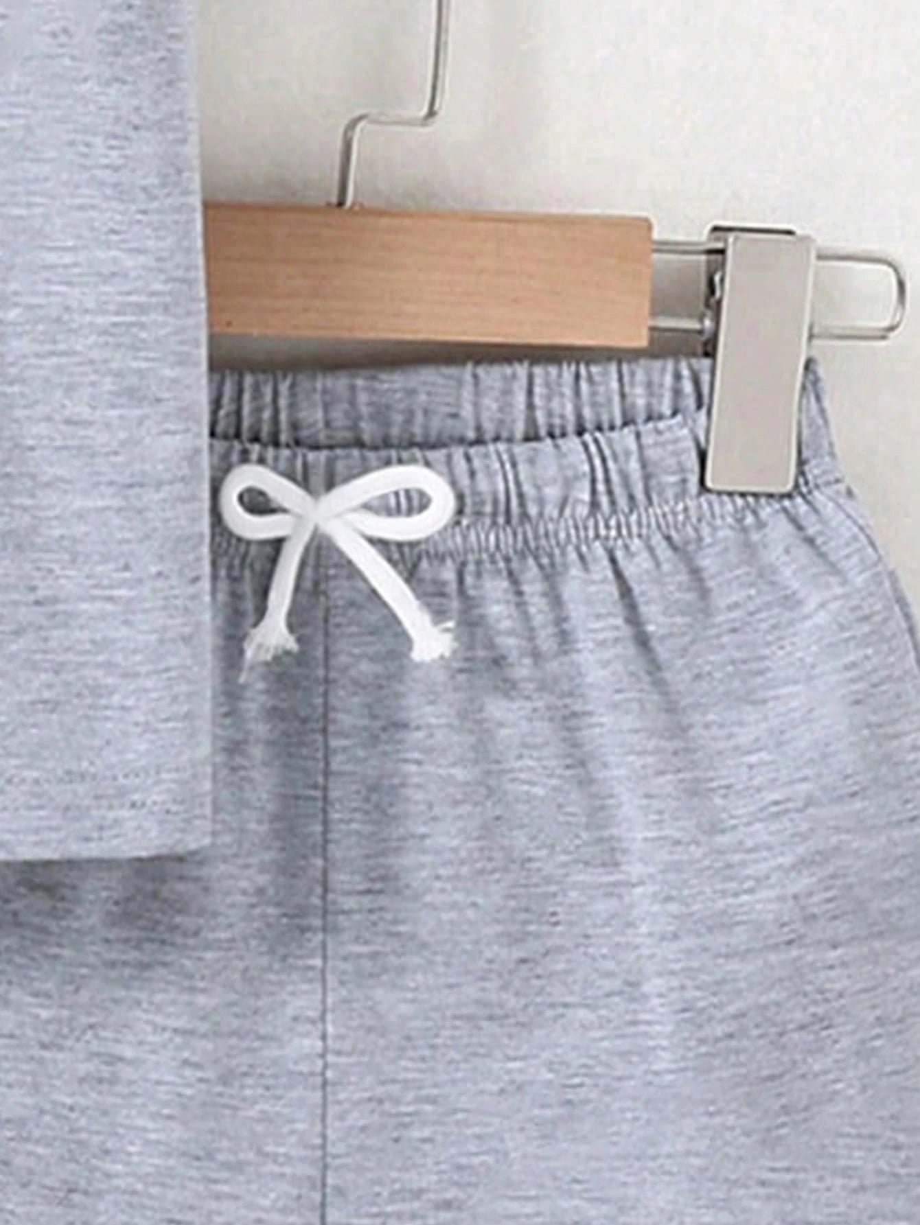 Baby Boy Round Neck Shadow Print Short Sleeve T-Shirt And Shorts Casual Daily Outfit