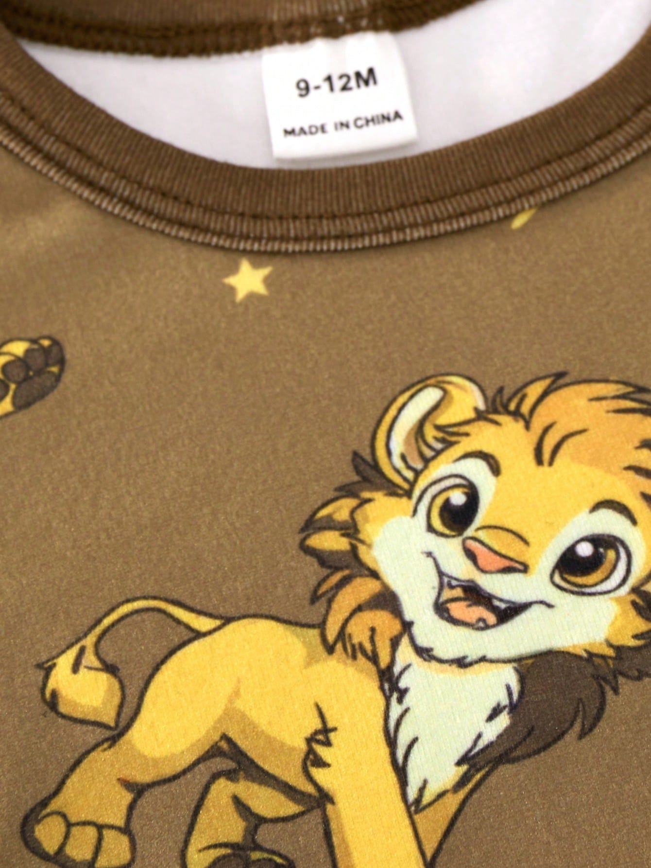 Baby Boy Snug Fit Pajama Cartoon Animal Pattern Knitted Soft Crew Neck Long Sleeve Pullover Top Elastic Waist Long Pants Tight Two Pieces Set