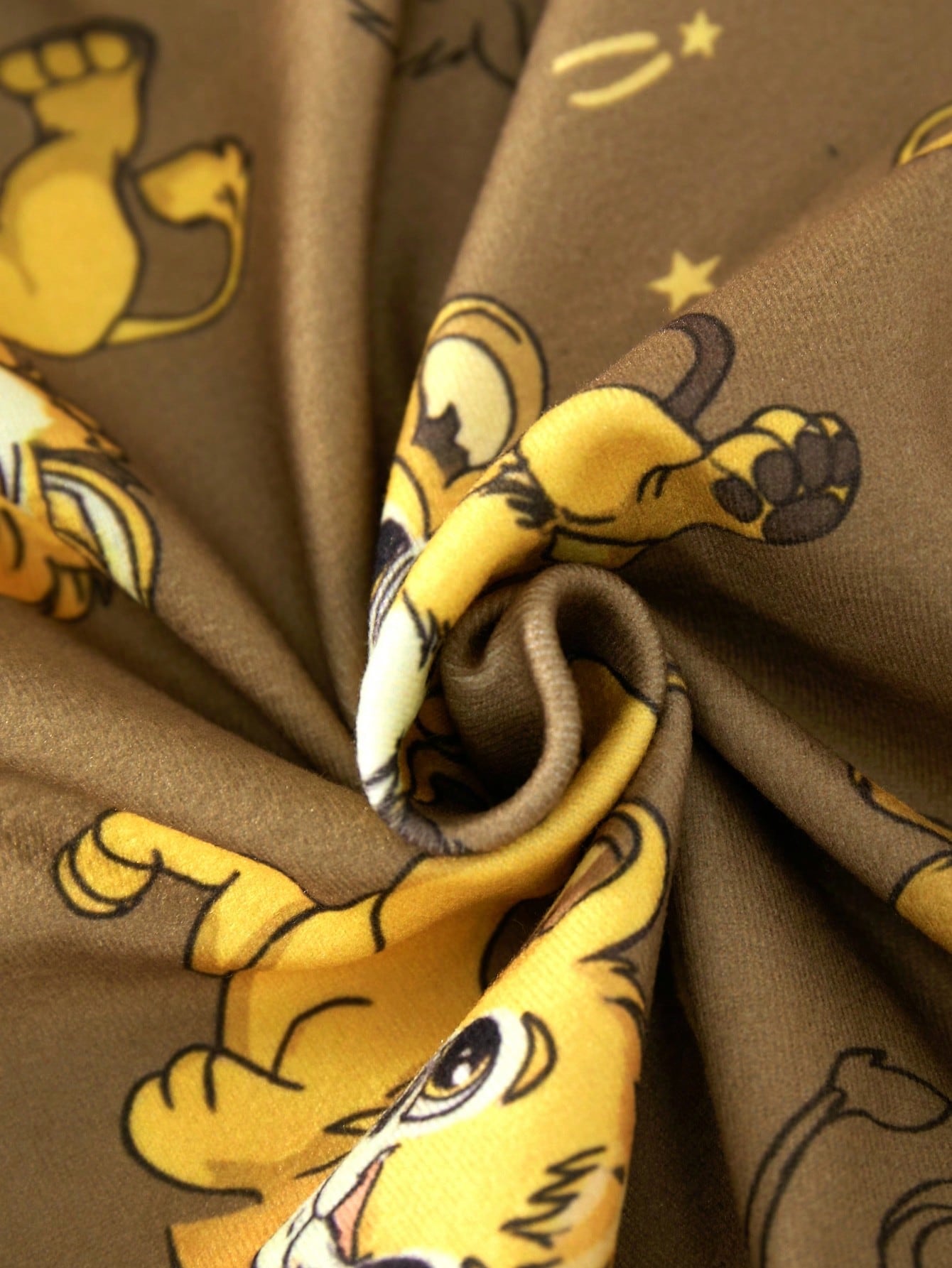 Baby Boy Snug Fit Pajama Cartoon Animal Pattern Knitted Soft Crew Neck Long Sleeve Pullover Top Elastic Waist Long Pants Tight Two Pieces Set