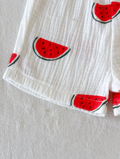 Baby Boys Summer White & Green Vibrant Playful Crocodile Print Sleeveless Tank Top & Shorts Set, Loose Comfortable Fit, Suitable For Daily Outings, School Activities, Family Gatherings, Outdoor