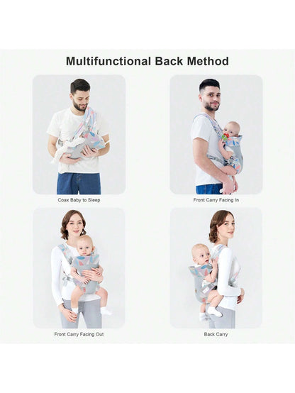 Baby Carrier, Embrace Cozy 4-In-1 Infant Carrier Ergonomic Adjustable Holder Portable Convertible Front And Back Backpack Carry For Infants