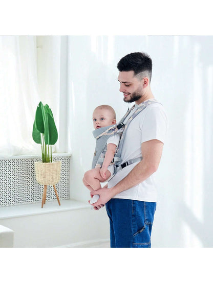 Baby Carrier, Embrace Cozy 4-In-1 Infant Carrier Ergonomic Adjustable Holder Portable Convertible Front And Back Backpack Carry For Infants