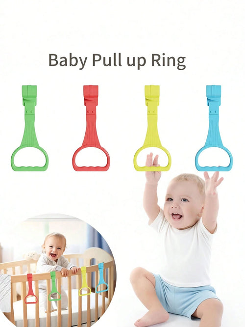 Baby Crib Pull-Up Ring, Toddler Boy And Girl Standing And Walking Handrails, Playpen Accessories, Baby Playpen Pull-Up Ring, Baby Walking Aid Ring, Baby Supplies, Baby Necessities, Baby Products, Baby