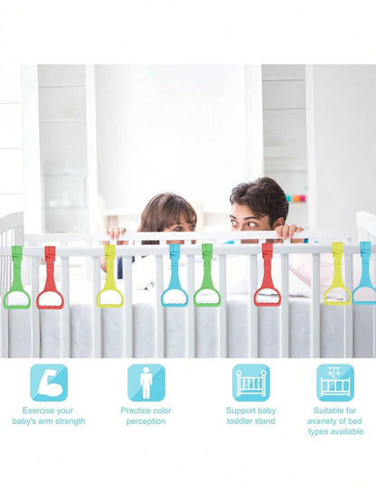 Baby Crib Pull-Up Ring, Toddler Boy And Girl Standing And Walking Handrails, Playpen Accessories, Baby Playpen Pull-Up Ring, Baby Walking Aid Ring, Baby Supplies, Baby Necessities, Baby Products, Baby