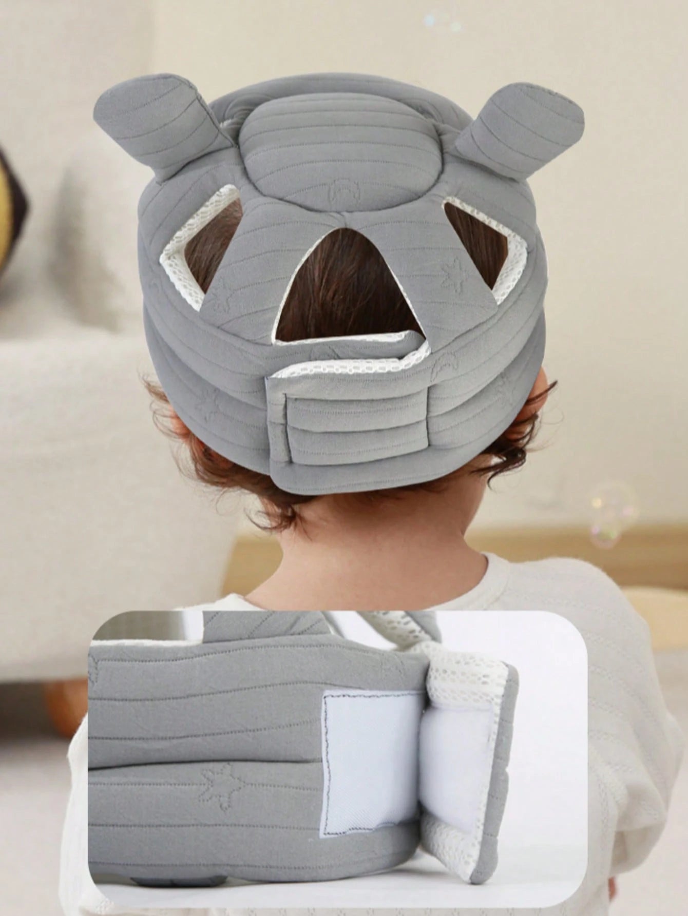 Baby Head Protection Hat, Infant Toddler Anti-Collision Head Safety Cap, Children Anti-Fall Head Cover